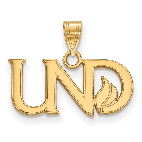 Black Bow Jewelry Co. Jewelry - 14k Yellow Gold North Dakota Small Pendant
